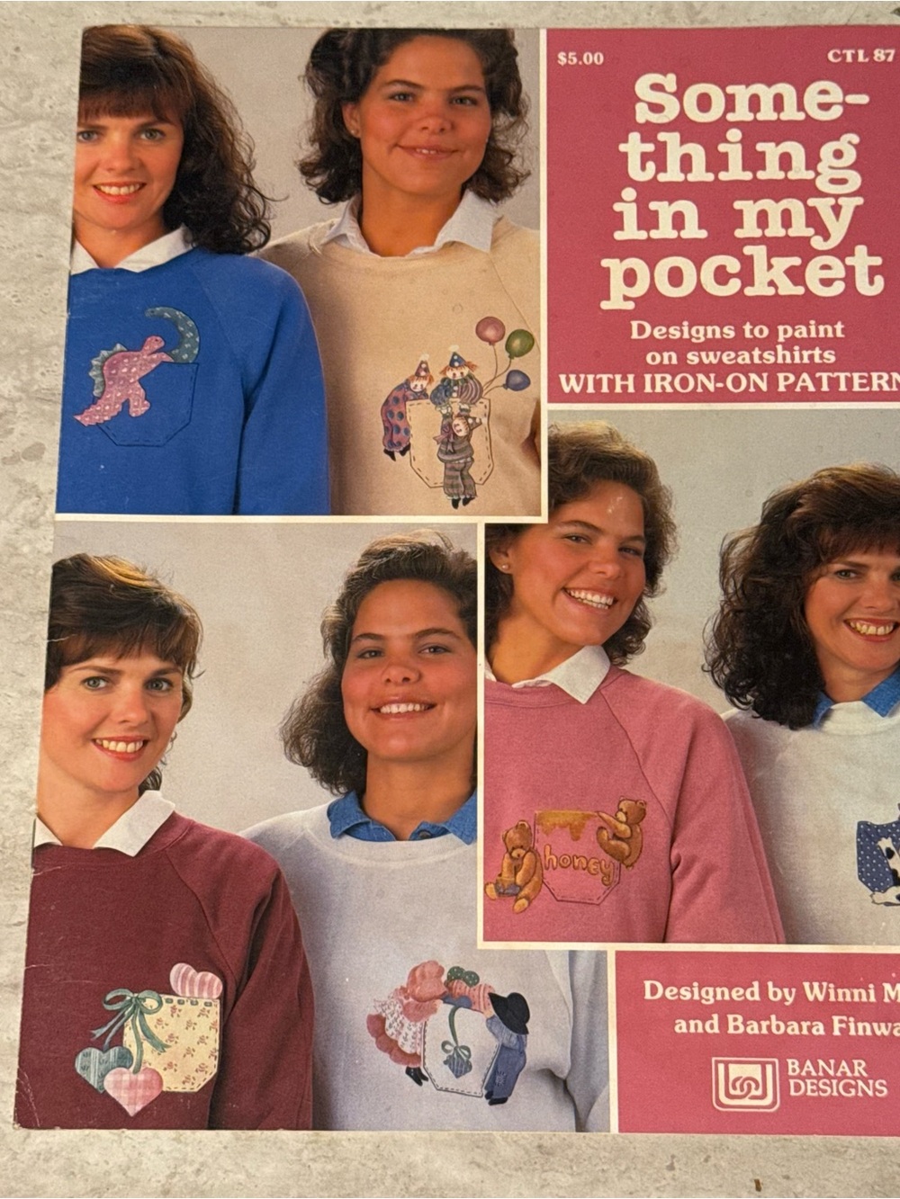 Vintage Something in My‎ Pocket Pattern Leaflet 1988